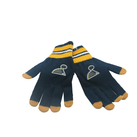 St. Louis Blues NHL Reebok Youth Boys (8-20) OSFM Winter Gloves Mitts New Tags Cover