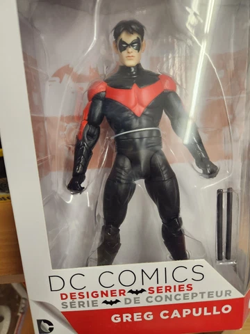 DC Comics Designer Series Greg Capullo Nightwing (Red) Figure DCU Batman Cover