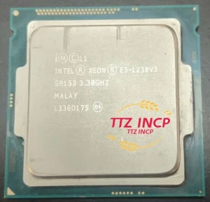Intel Xeon E3-1230v3 SR153 3.3GHz 4Core 8Thread 8MB 80W LGA1150 CPU E3 1230 v3 - Picture 1 of 3