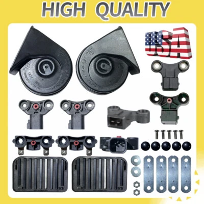1 Set Car Horn Fit for Volvo High Low - Image 1 of 4