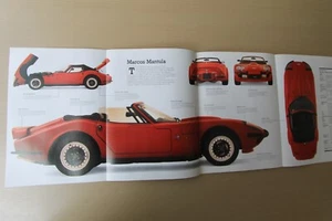 Original 1993 MARCOS MANTULA Encyclopedia extract with foldout section - Imagen 1 de 2