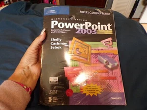 2003 NEW Sealed Microsoft Office POWERPOINT Workbook Coursecard Edition - Picture 1 of 2