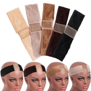 Velvet Wig Grip Lace Wig Band Non Slip Wig Holder Breathable Adjustable Headband - Picture 1 of 16