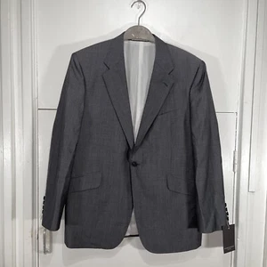 Richard Anderson Savile Row Blazer Jacket Grey Wool Mohair Size UK 46S EU 56 - Picture 1 of 9