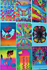 Vintage Peter Max Mini-Poster, 11"" x16"", psychedelische Pop Art, 50 Jahre alt