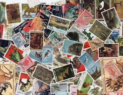 WILD ANIMALS   Collection  Packet  25 Different Stamps Foto 1 de 4