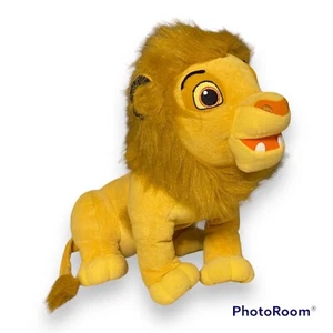 Peluche del Rey León Simba listo para rugir 2002 12" animal de peluche de Disney de colección ver video - Imagen 1 de 5