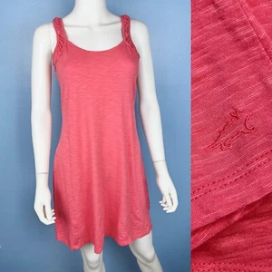Horny Toad Medium Pink Sleeveless Tencel Organic Cotton Blend Shift Short Dress - Picture 1 of 7