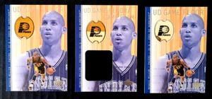 Reggie Miller 2001 UD Hardcourt Game Floor Variant Set Game Floor Color NMT-MT - Imagen 1 de 3