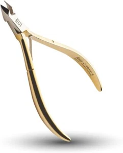 Rui Smiths Professional Cuticle Nippers Gold-Plated Carbon Steel French Single - Picture 1 of 8
