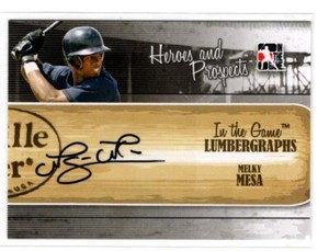 MELKY MESA  YANKEES  AUTO 2011 IN THE GAME HEROES 7 PROSPECTS #L-MME