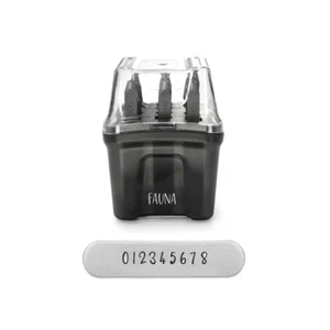 ImpressArt Fauna Firma Plus Número Estampillas de Acero, Joyería Hágalo usted mismo Punches de Metal - Imagen 1 de 2