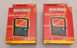 Porelon 11514 Matrix Replacement Nylon Printer Ribbon okidata ml 590/591 (2 PK) - Picture 1 of 2