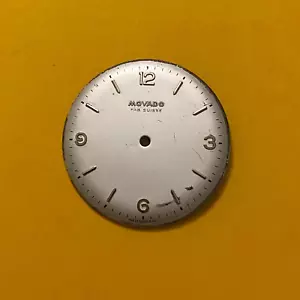 Movado Vintage Gray Dial Steel Index Dial 30.4mm - Picture 1 of 2