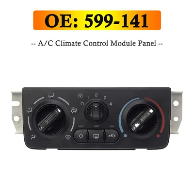 A/C Climate Control Module Panel 599-141 for Chevrolet Pontiac ZA - Image 1 of 4
