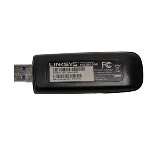 Linksys WUSB6300 Dual-Band AC1200 Wireless USB 3.0 Adapter - Schwarz - Bild 1 von 2