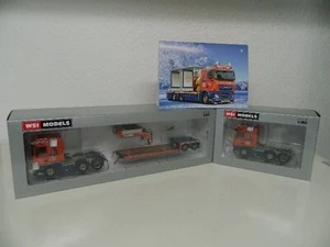 WSI / Tekno 1:50 set DAF XF trattore a pianale ribassato SZ + DAF XF Verweij’s Trucking - Foto 1 di 8