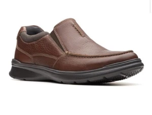 Clarks Herren Cotrell Free Schuhe Tabak Leder UK 8 G Passform - Bild 1 von 14
