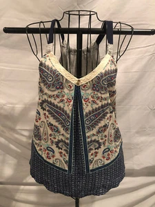 Canotta Xhilaration SMALL in maglia blu e grigia - 16,5" da ascella ad ascella - Foto 1 di 2