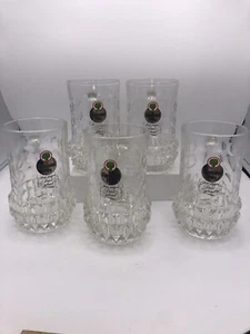 Set Of 5 Apostel Pils .4 Liter glass mug dem urigen Durst gebraut -Italy Fine - Picture 1 of 8