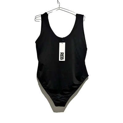 Nuevo con etiquetas Traje de baño Rebdolls Essential Tank para mujer Negro 3X Auto Sujetador Body Trajes de baño Foto 1 de 4
