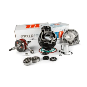 KIT MOTOFORCE RACING GRUPPO TERMICO ALBERO MOTORE 70 CC GHISA MINARELLI AM6 - Imagen 1 de 12