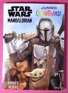 Star Wars THE MANDALORIAN JUMBO Activity Book - Cover Variant 1 - SHIPS FREE! - Imagen 1 de 4