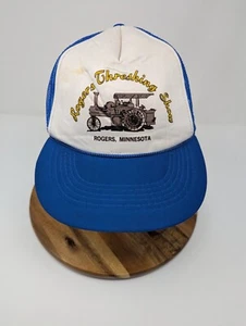 De colección Rogers Threshing Show Minnesota Malla de Espuma Snapback Sombrero Trilladoras Granja - Imagen 1 de 8