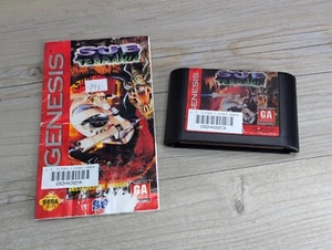 Cartucho y manual Sub Terrania (Sega Genesis 1994 Zyrinx) ver descripción - Imagen 1 de 9