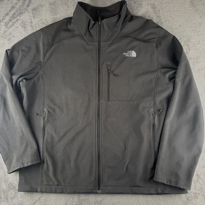 Chaqueta cortavientos The North Face para hombre XXL negra Softshell cremallera completa - Imagen 1 de 15