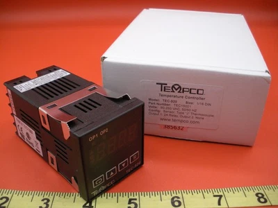 Controlador de Temperatura Tempco TEC15001 TEC-920 Relé 2a 1/16 Din 90-250vac J Nuevo Foto 1 de 4