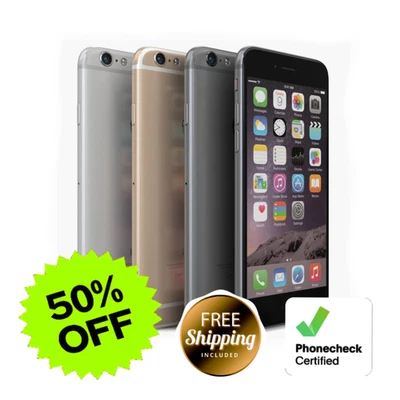 Apple iPhone 6 16GB 64GB 128GB Unlocked Verizon Silver Space Gray 4G WiFi - Image 1 of 4