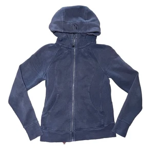 Lululemon Scuba Hoodie Jacket Womens Size 6 Black Full Zip Pocket Lounge Classic - Bild 1 von 4