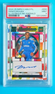 2024-25 Impeccable Chelsea Didier Drogba Illustrious Ink Auto 1/3 psa9 - Image 1 of 2