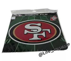 New San Francisco 49ersWindow Film Decal Sticker with See Through holes for Car - Picture 1 of 3