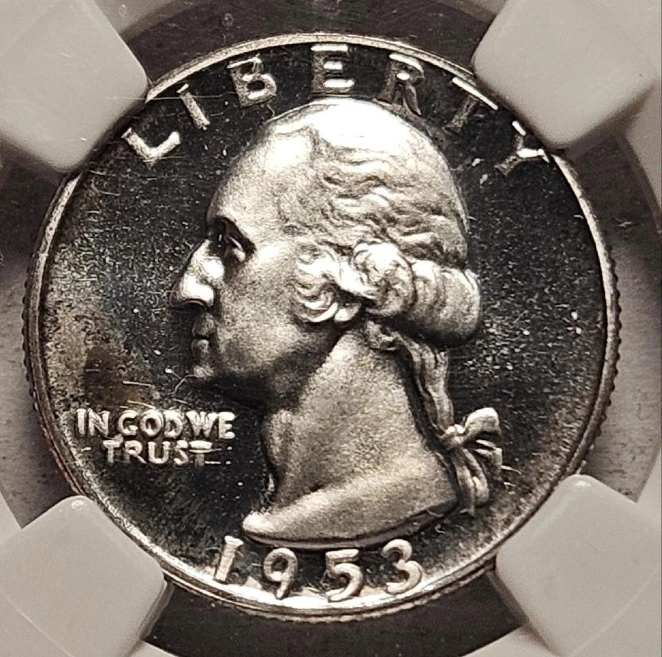 Washington Quarter, 1953, NGC Proof 66 Cameo, Beautiful Gem Proof - Image 1 of 4
