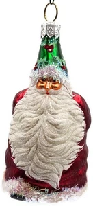 Patricia Breen Belvedere Elf Striding Red Green Holly Christmas Tree Ornament - Picture 1 of 10