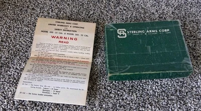 Sterling Arms Model 300  25 acp Box With Paperwork - Image 1 of 4
