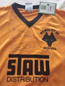 Wolverhampton Wanderers Wolves Steve Bull Signed Football Shirt - Picture 1 of 8