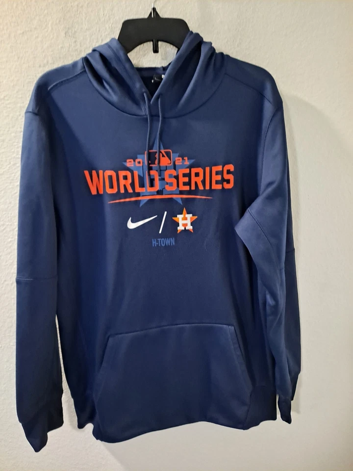 Nike Astros 2021 World Series Hoodie Men’s Dri-Fit Houston H-Town MLB Size Large - Image 1 of 4