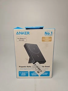 ANKER MagGo Magnetic 10,000mAh Power Bank with Foldable Stand Black - Picture 1 of 2