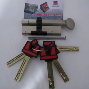 Magnum Superior Cylinder Lock 76mm 43+33 With Cog Wheel Gear - Imagen 1 de 10