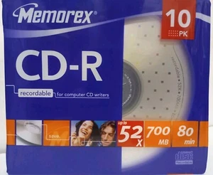 Memorex 10 Er Pack CD-R 700MB 80 Min. Disc OVP - Bild 1 von 14