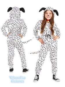 X-F1-2 Niños Niños Niñas 101 Dálmatas Perro Fiesta Animal Disfraz - Imagen 1 de 11