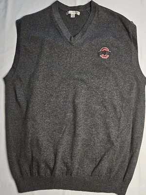 Mens Cutter & Buck Ohio State Sleeveless Sweater Vest Size Large - NICE - Image 1 of 2