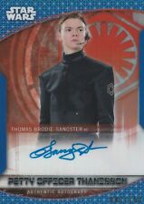 2020 Star Wars Chrome Perspectives Thomas Brodie-Sangster Autograph A-TBS /150