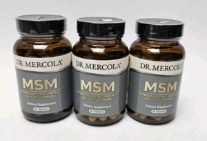 3x Dr. Mercola, MSM Methylsulfonylmethane Sulfur Complex Dietary Supplement, 30 - Picture 1 of 6