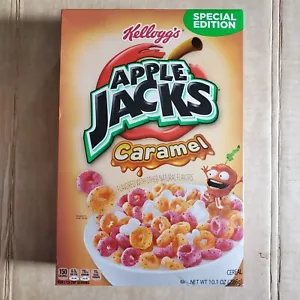 Apple Jacks Caramel Cereal 10.1 Oz Box Sealed Collectors Item Limited Edition - Picture 1 of 13