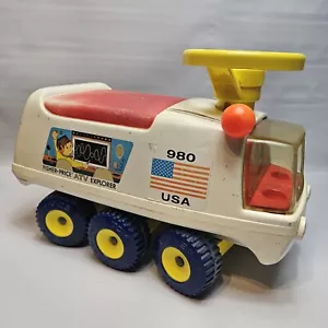 Vtg Fisher-Price 6 Wheel Space Explorer Ride-On ATV Car FP-980 1970's - Picture 1 of 20