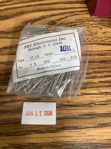 SEI ELECTRONICS Inc. type CF 1/2 10k 5% 200 pcs - Picture 1 of 4